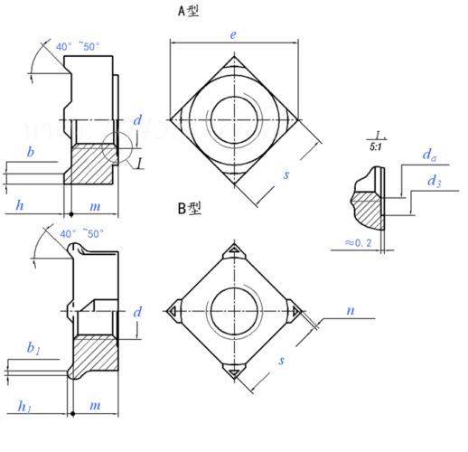 关于国标“焊接方螺母(GB/T 13680-1992)”的标准(附下载)-UG联盟
