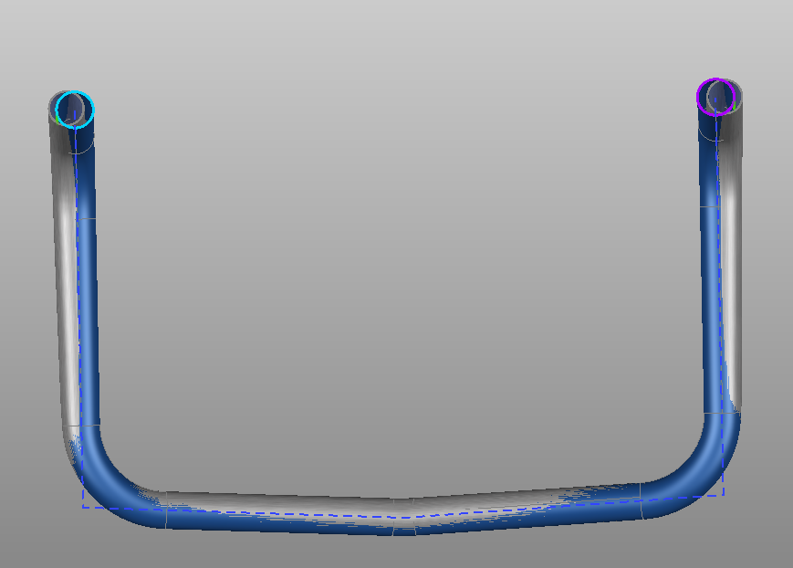 弯管模拟，反弹修正